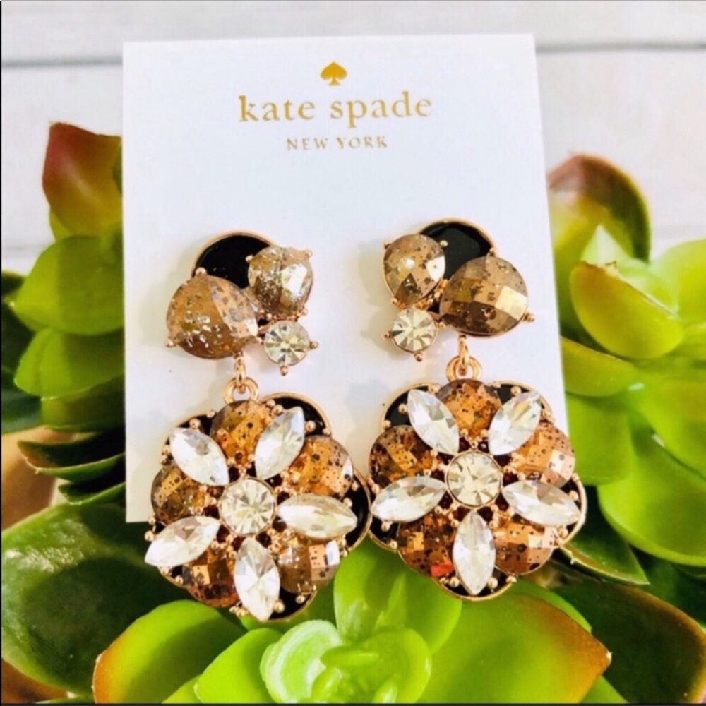 Kate Spade Statement Flower Earrings NWT NEW